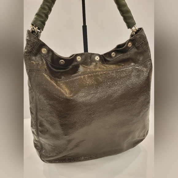 Furla Handbags - Furla Vintage Olive Green Hobo Bag